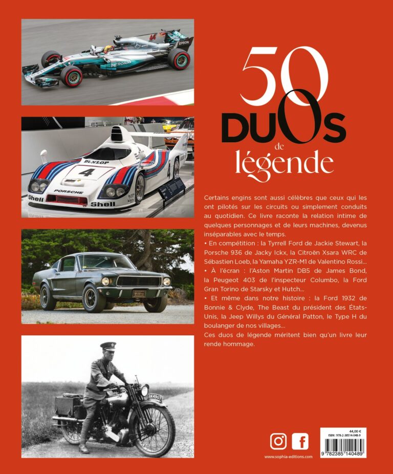 50 Duos de légende, l'homme & sa machine